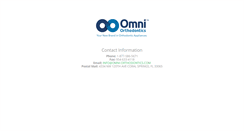 Desktop Screenshot of omni-orthodontics.com